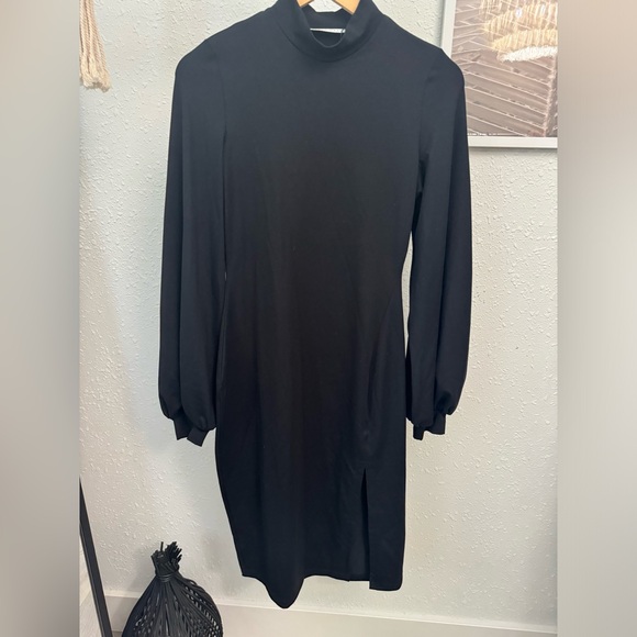 Susana Monaco - Long Sleeve Mock Neck Dress NWT - Picture 7 of 17